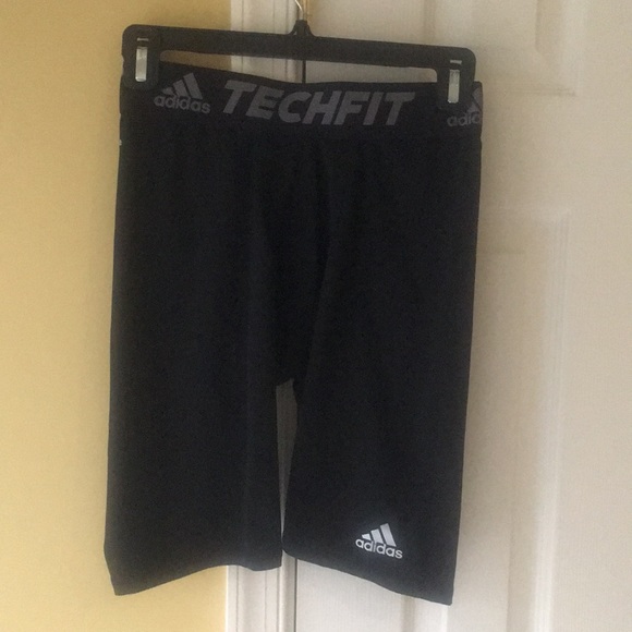 men's adidas techfit climalite compression shorts